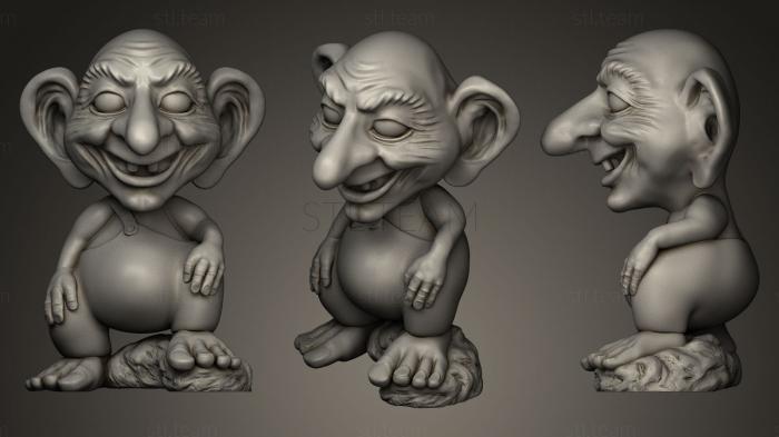 3D model Norwegian Troll (STL)